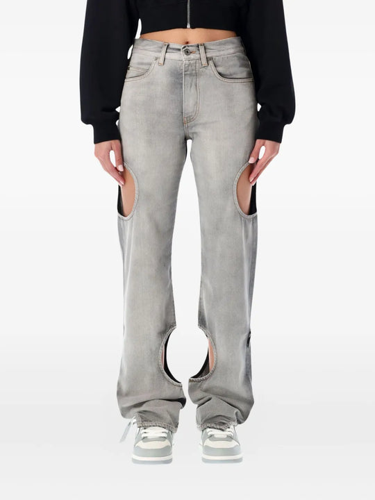 Meteor Jeans With Cut-Out Detail