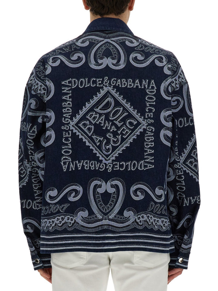 Dolce & Gabbana Jackets - Blue | Wanan Luxury
