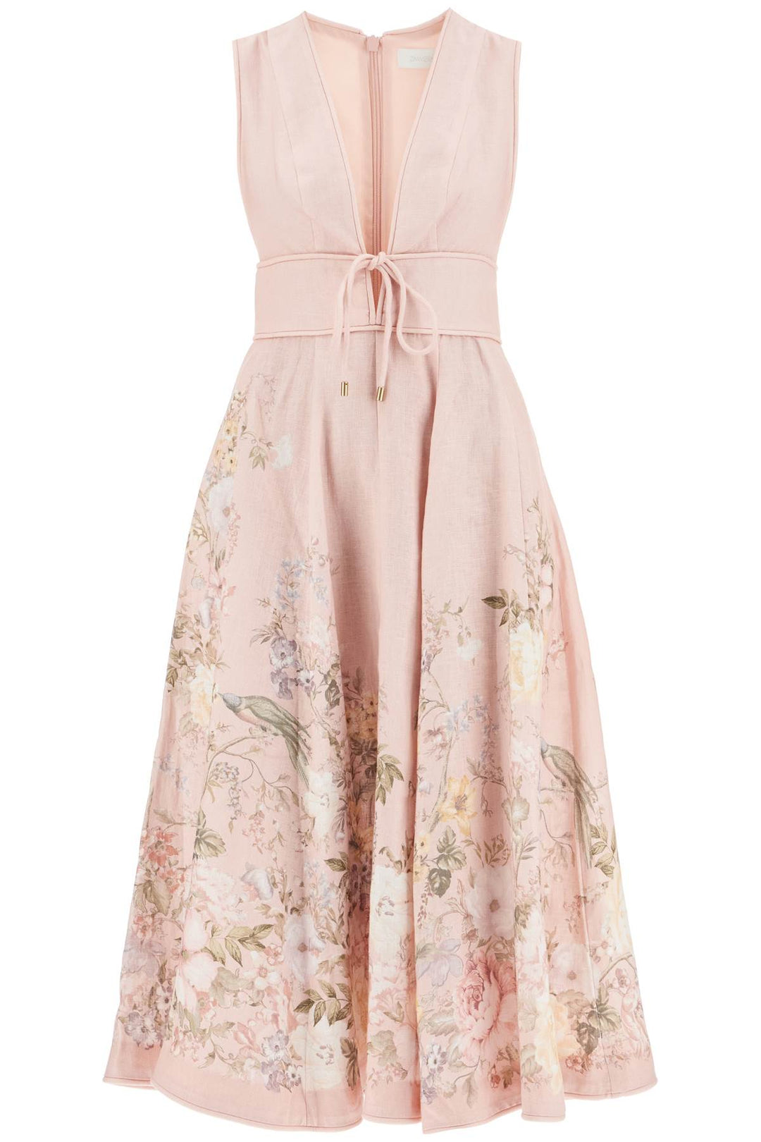 Waverly Plunge Midi Dress