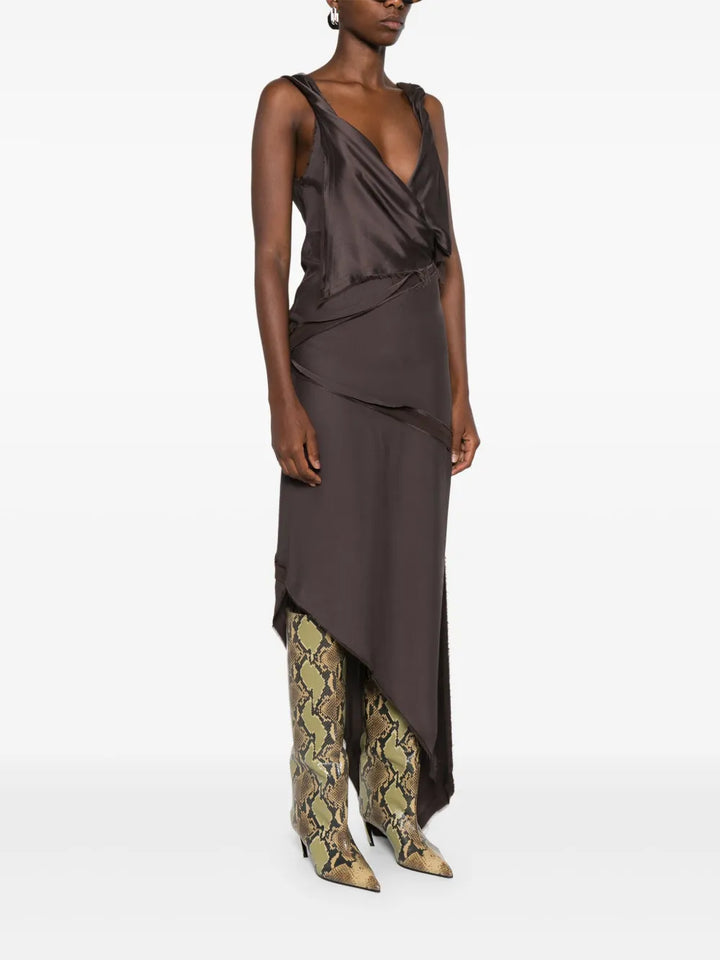 The Attico DRESS - Brown | b2e3b3323d56f7f315cb0c643fec8ecf464b64f9