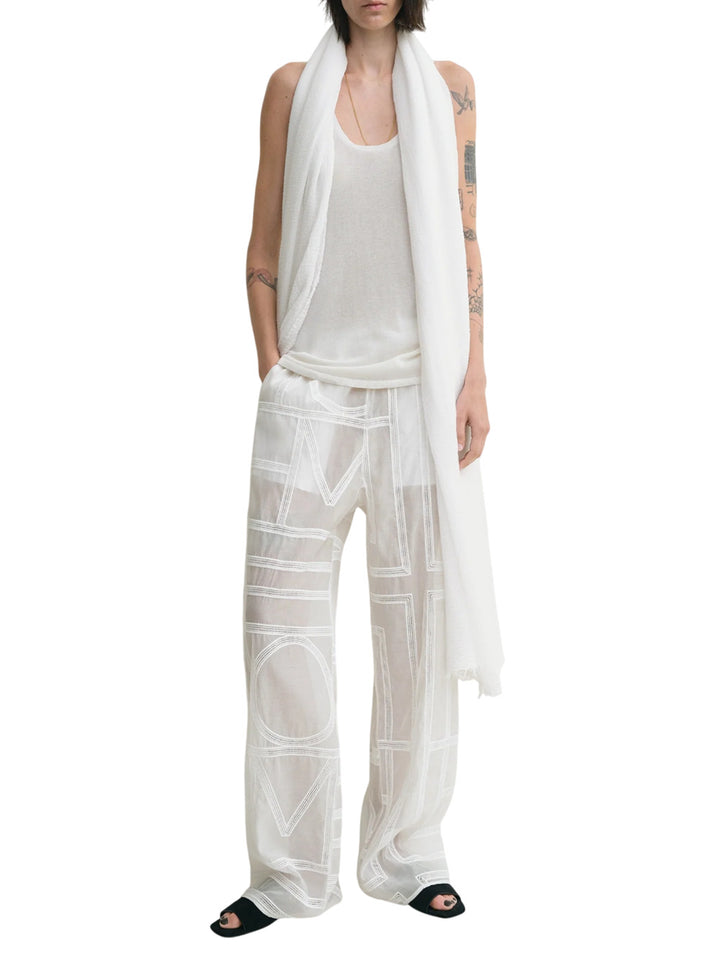 Toteme PANTS - White | 944207c0ac87d5c717aba39b172949cf6d1940fd