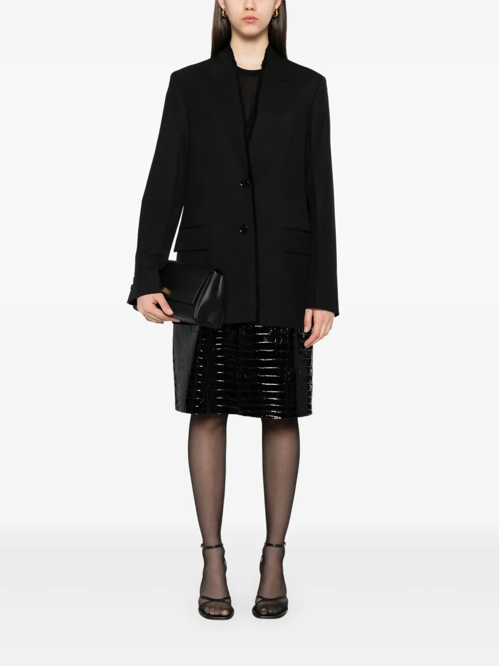 Toteme JACKET - Black | 8e922f8da32086753e32105856076344f90cd28e