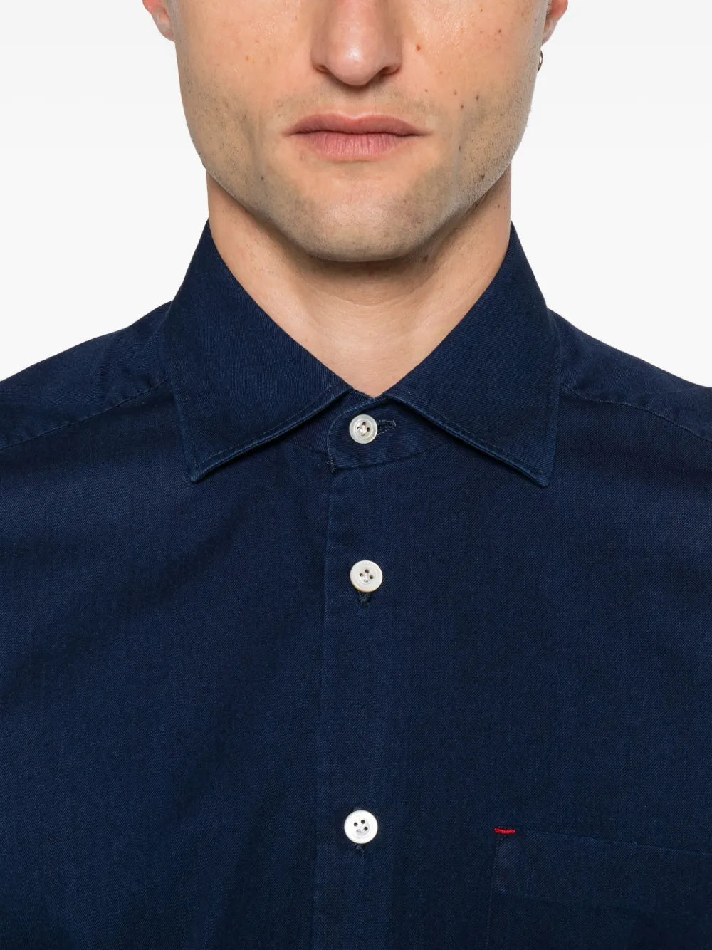 Kiton SHIRT - Blue | 32cd14e0b782a53aedfbb6bf8926b0f070e4c094