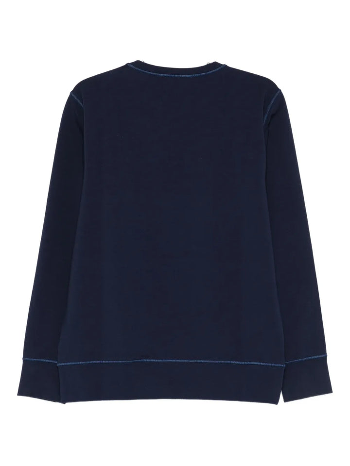 Kiton SWEATSHIRT - Blue | 610a95047b420709f3347edc96c4af62adfdf915