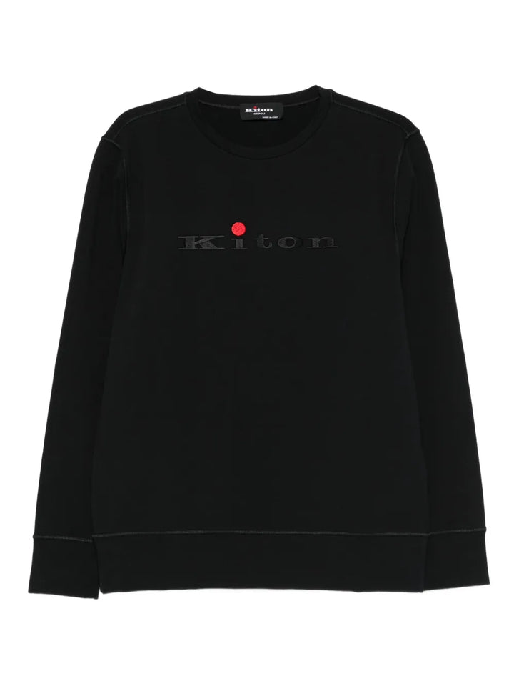 Kiton SWEATSHIRT - Black | e9dea2e39b0b2010dee1a00c76f1e84cb2801bd3