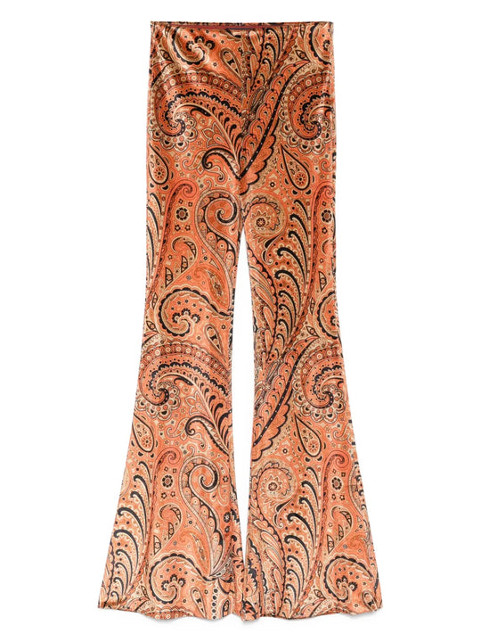 Paisley Print Pants