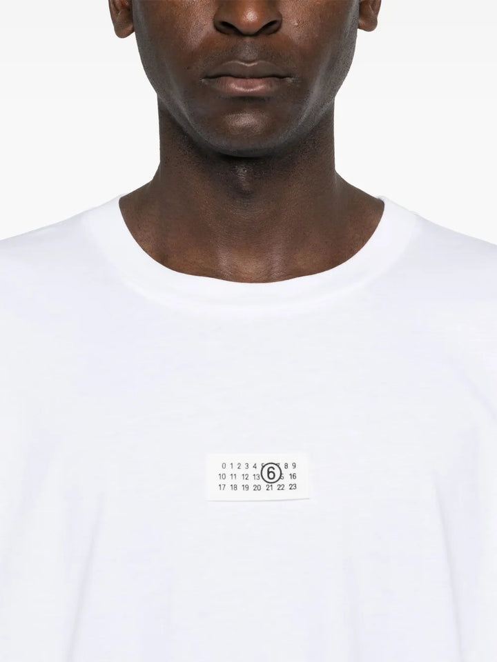 Mm6 Maison Margiela T-shirts - White | 28fbf4c703aabc8c4a1d3b0da205861edfd3e306