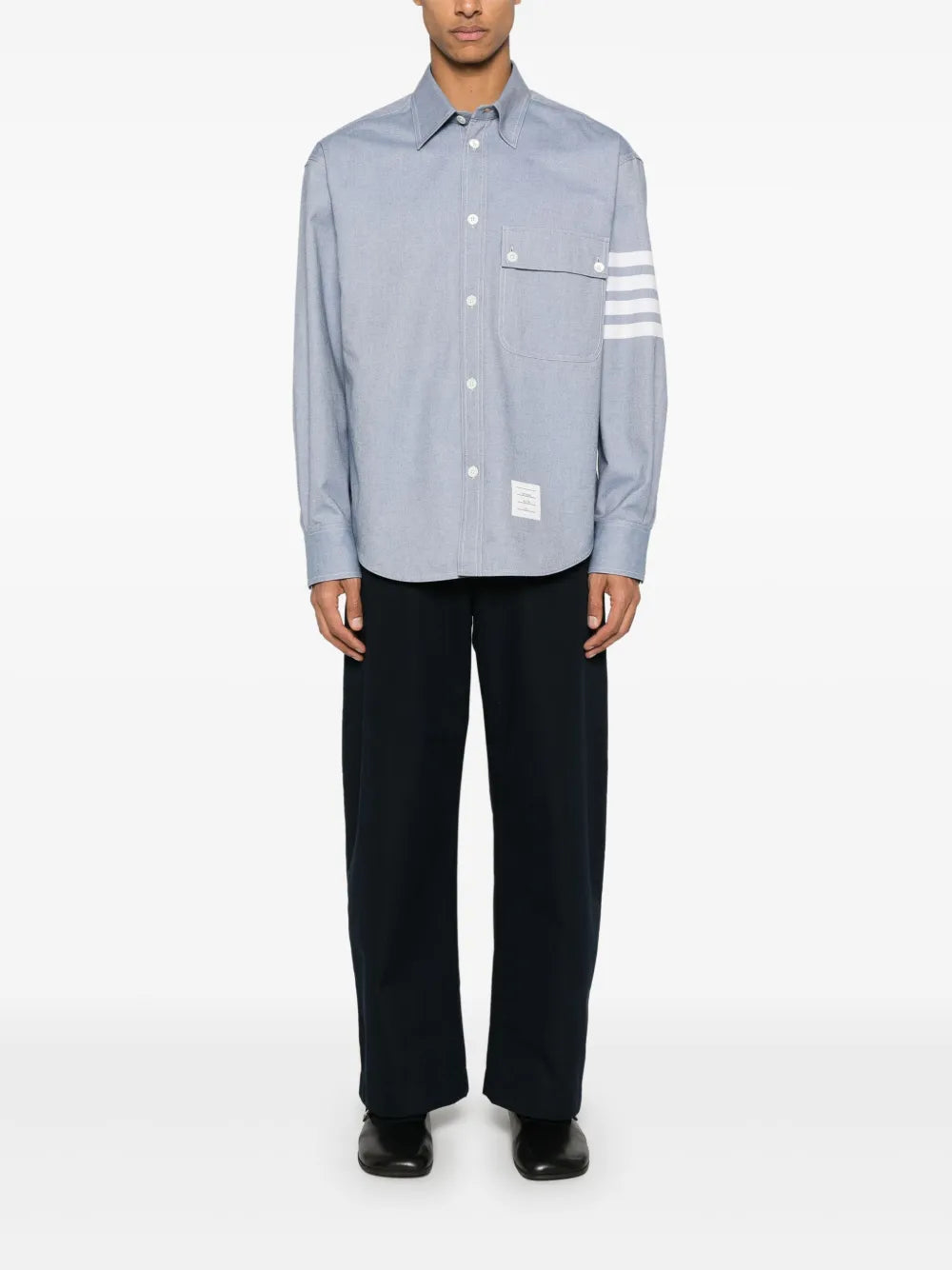 Thom Browne SHIRT - Blue | 77943820486755c538d9415a983e65d765fd000e