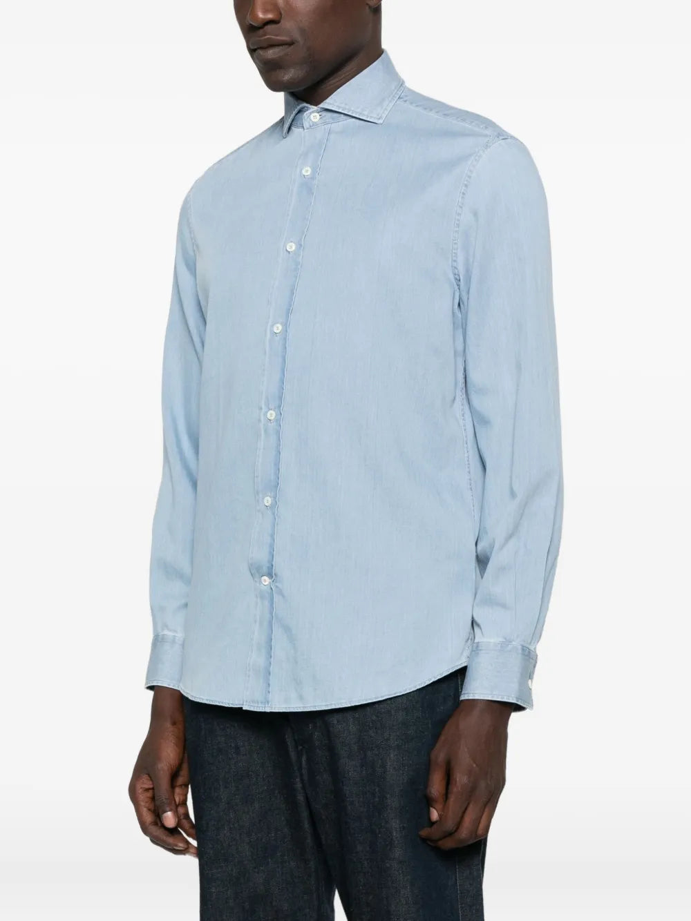 Brunello Cucinelli SHIRT - Blue | b48c3a8672fa54a6d6a6c4230fb503bdc2aacfbb