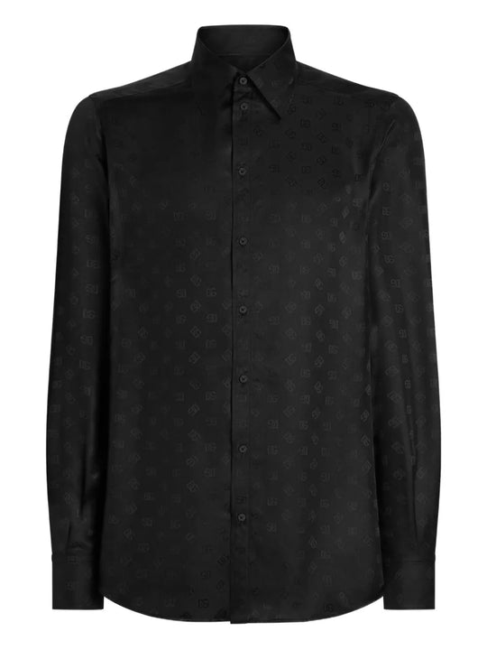 Monogram Silk Shirt
