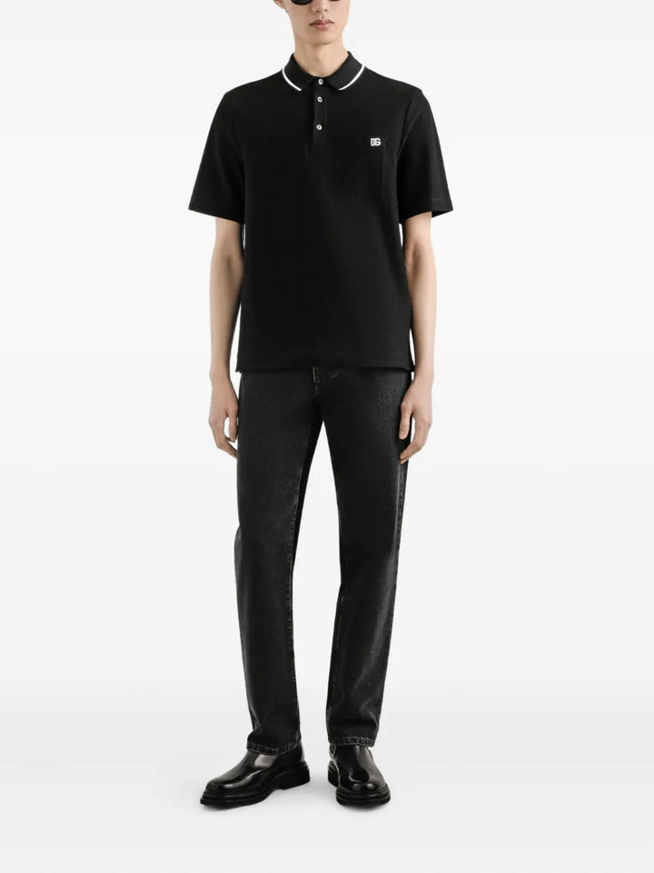 Dolce & Gabbana POLO - Black | 7f21d2757a4c0777265f86765f042800542ca67a