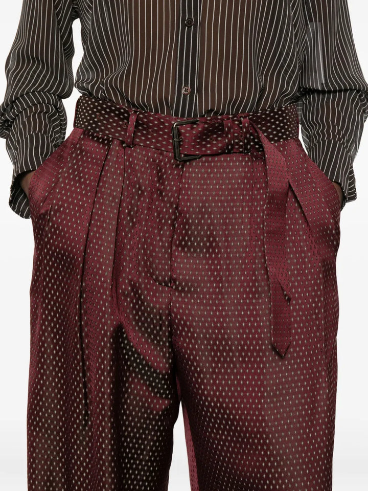 Dries Van Noten PANTS - Red | a0f348c298fa54e1c3b07099b8b3f2df89856a3a