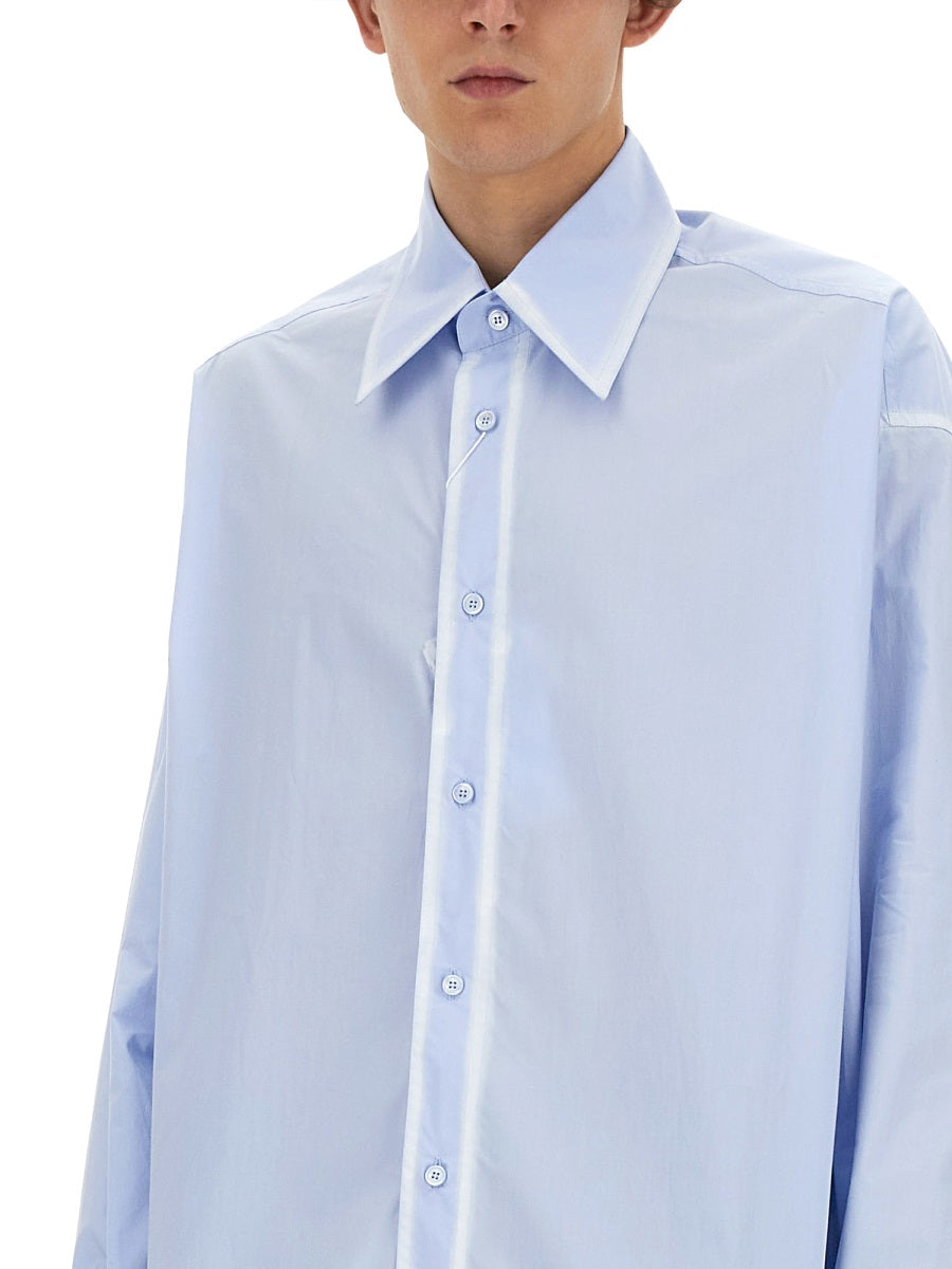 MM6 Maison Margiela Shirts - Light Blue | Wanan Luxury