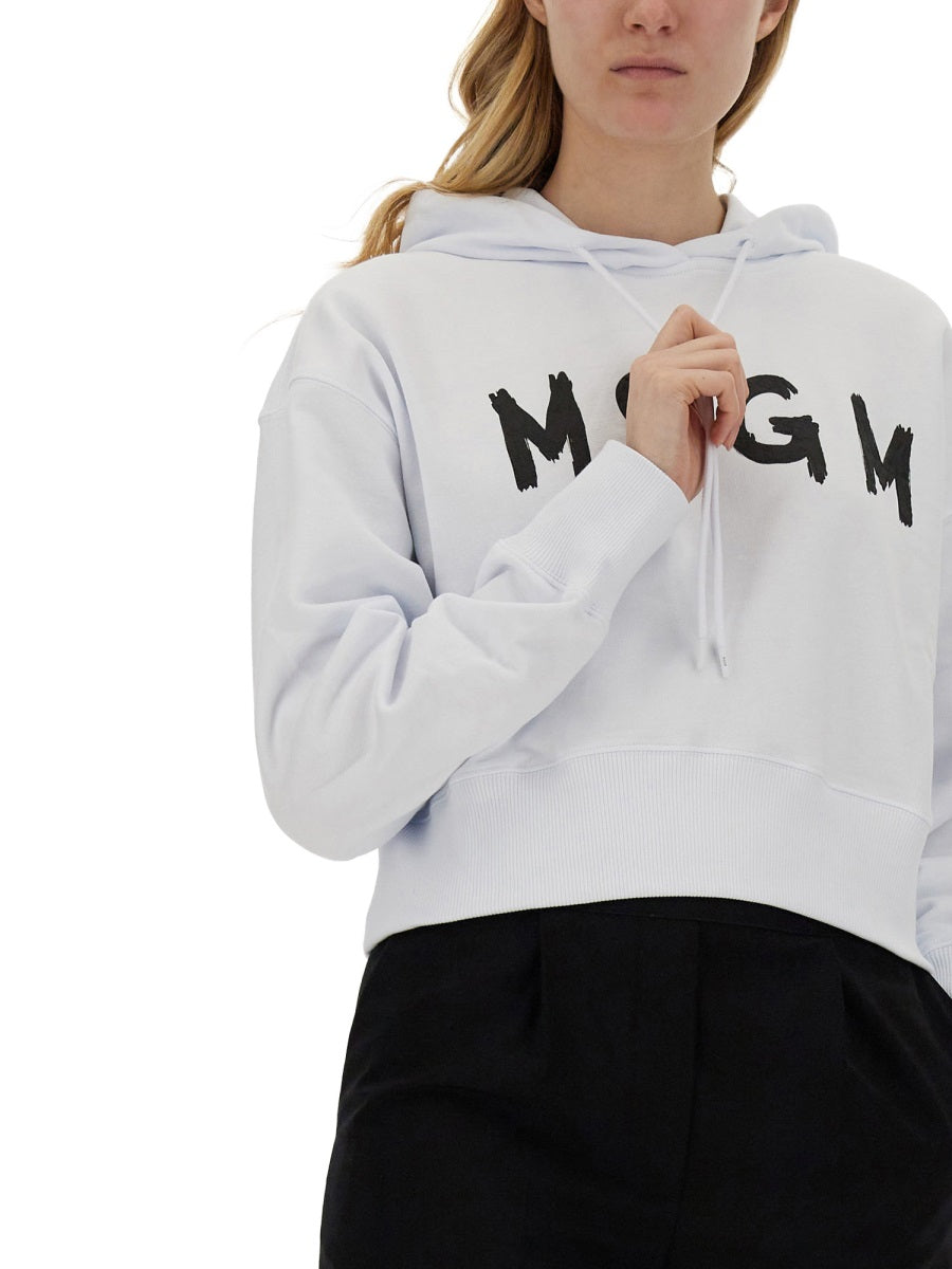MSGM Sweatshirts - White | Wanan Luxury