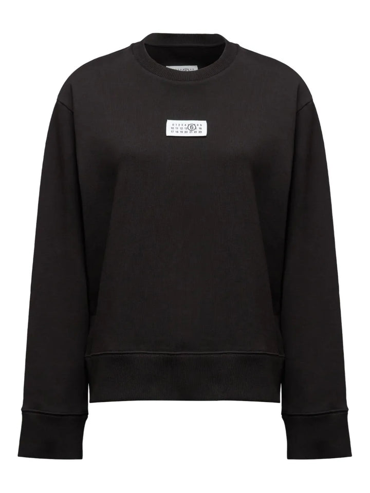 Mm6 Maison Margiela SWEATSHIRT - Black | 508f6ec64bd708555df3be36a9e2370777928d0e