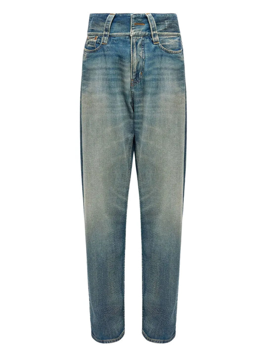 Faded-Effect Jeans