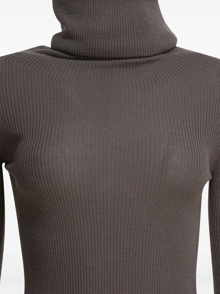 Rick Owens SWEATER - Brown | ebf6de947f23e0a7e03925d6b49d2d573ba2ccc3