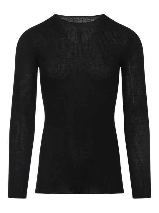 Ribbed Wool Sweater