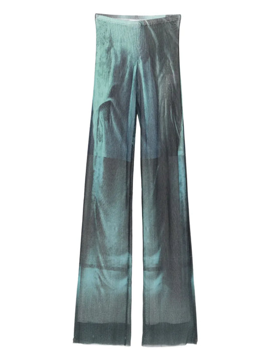 Abstract Print Pants
