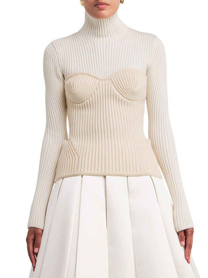 Jean Paul Gaultier SWEATER - Nude & Neutrals | 461842c3152f558975b98ab4c2aeaec546eb4f3d