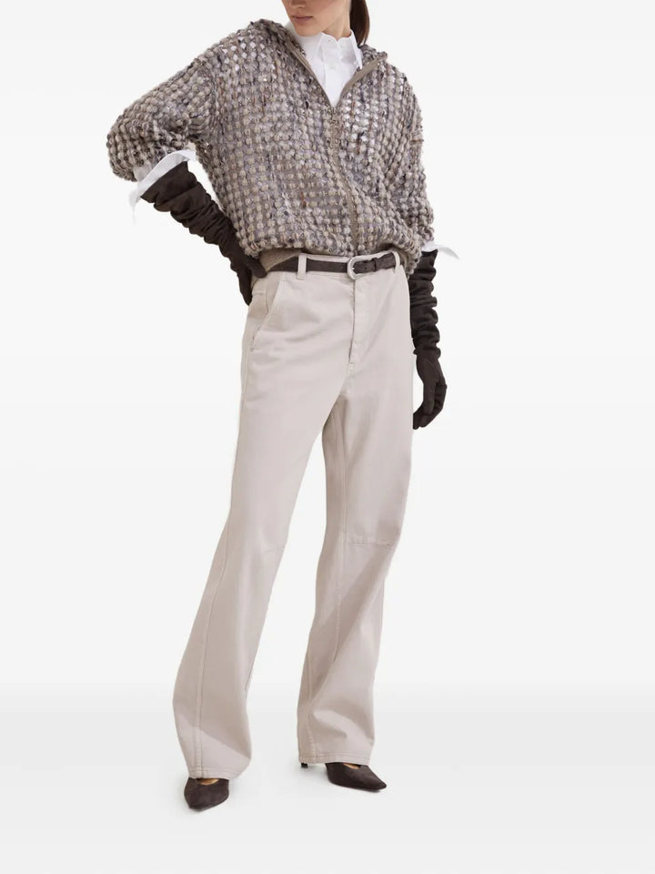 Brunello Cucinelli SWEATER - Brown | 61ca07daa385626cd7901ecbe191ba5838ffd8a3