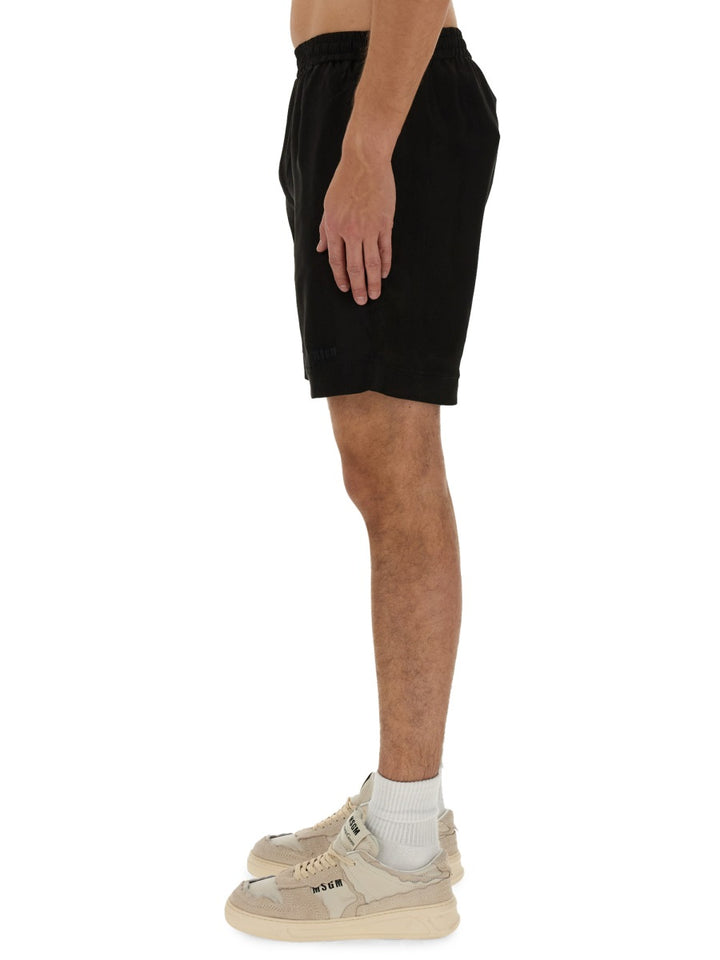 MSGM Shorts - Black | Wanan Luxury