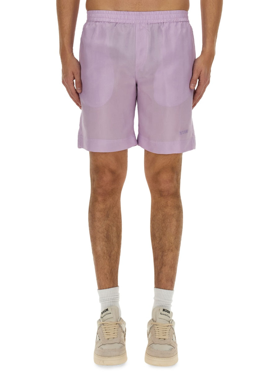 MSGM Shorts - Lilac | Wanan Luxury