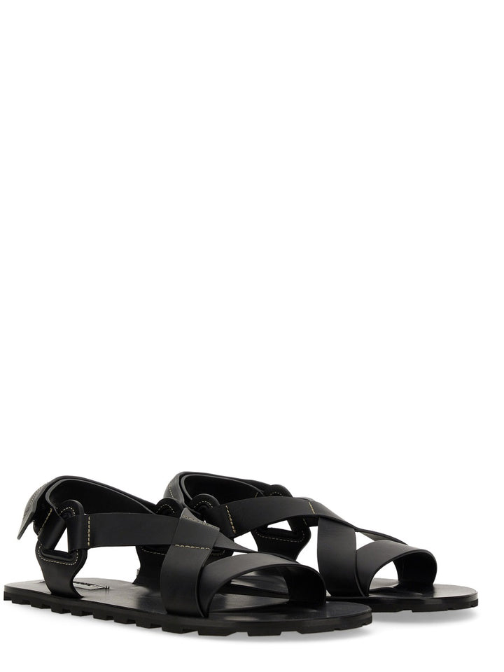 Jil Sander Sandals - Black | Wanan Luxury