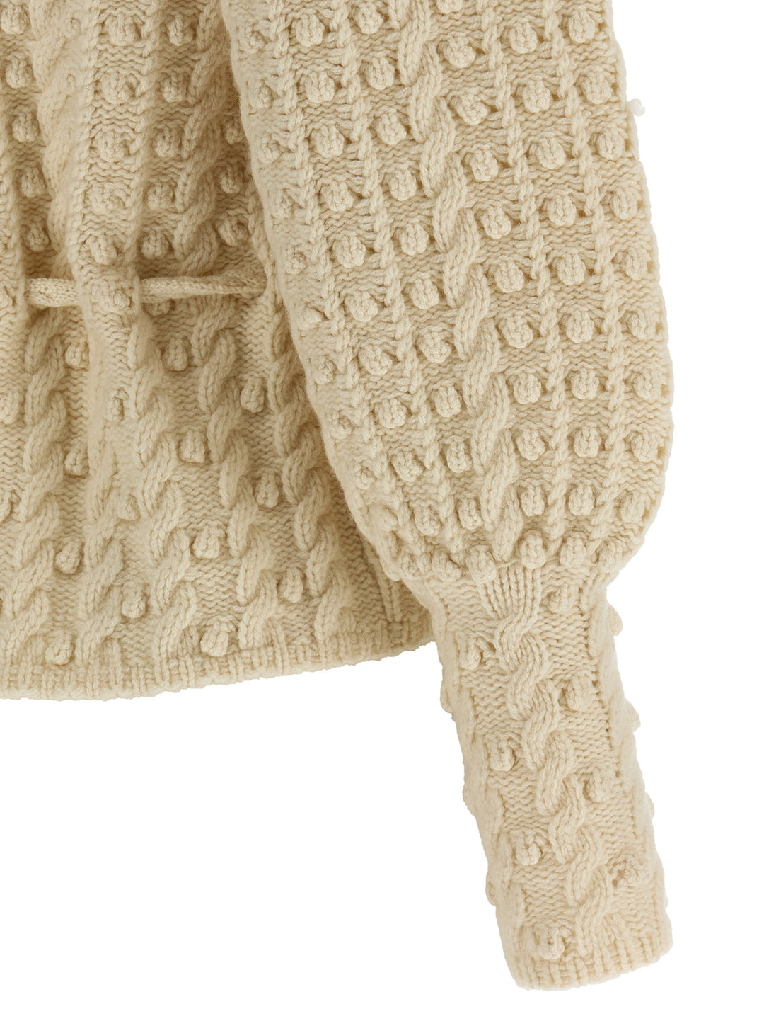 Zimmermann Vailant Wool Bauble Sweaters and Cardigans - White | e016f9170e2fc78de64be0342aadecc33aa85c23