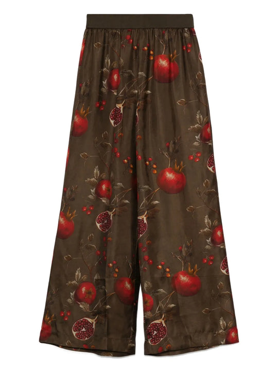 Pomegranate Print Pants