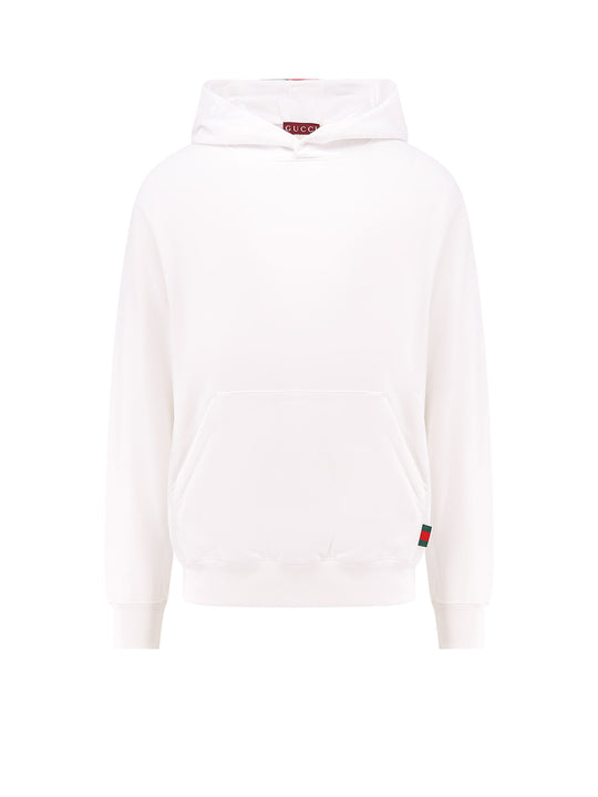 Cotton Sweatshirt With Logo On The Back