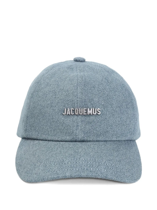 Gadjo Denim Baseball Cap With Logo Plaque