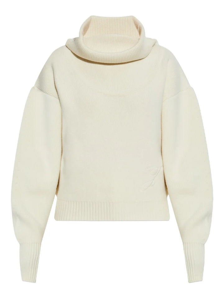 Jacquemus SWEATER - White | d1bb2c51b7ed31384fadff0b9328c5d85ab23ba1
