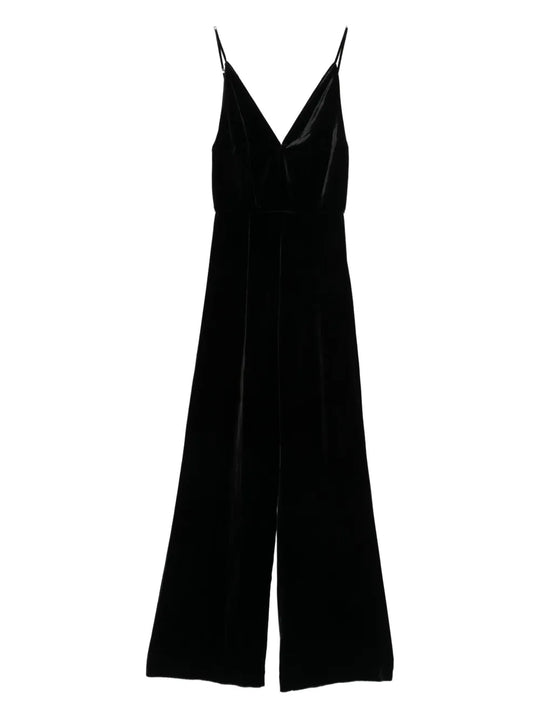 V-Neck Jumpsuit With Spaghetti Straps