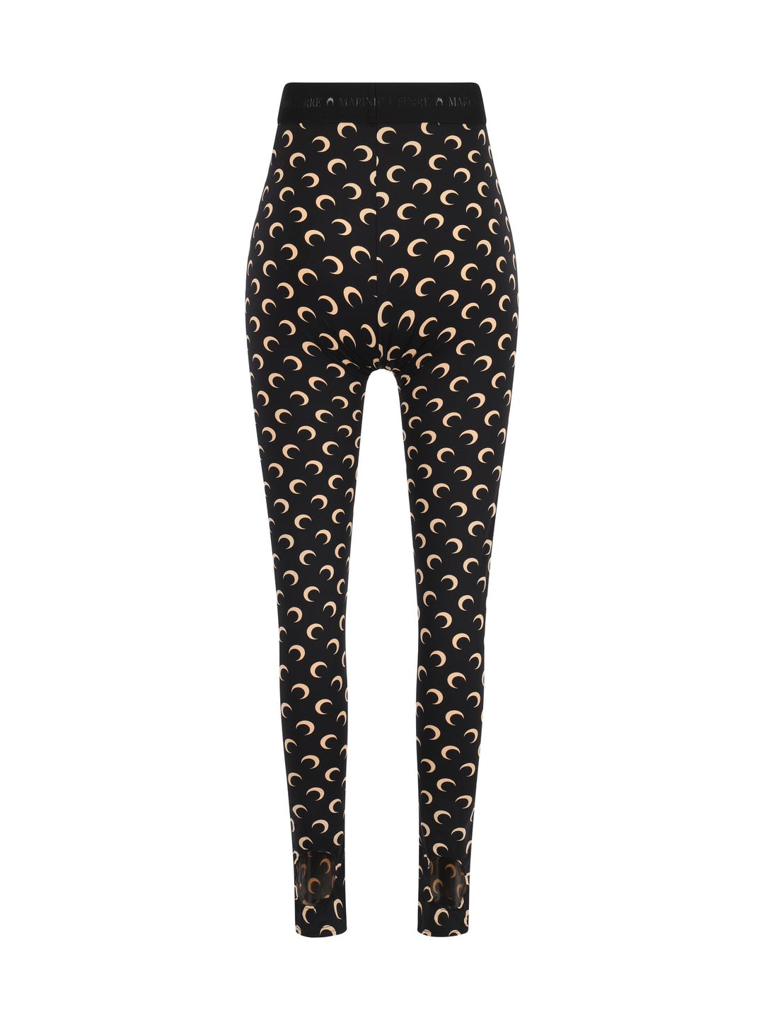 MOON PRINTED JERSEY STIRRUP LEGGINGS