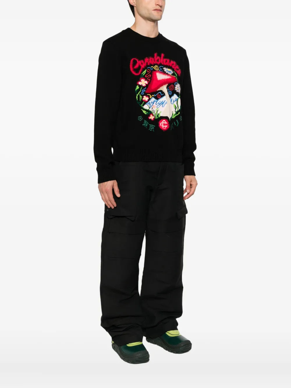 Casablanca SWEATER - Black | 426568e29b30cd80b2b1183fe754ea2a3345896c