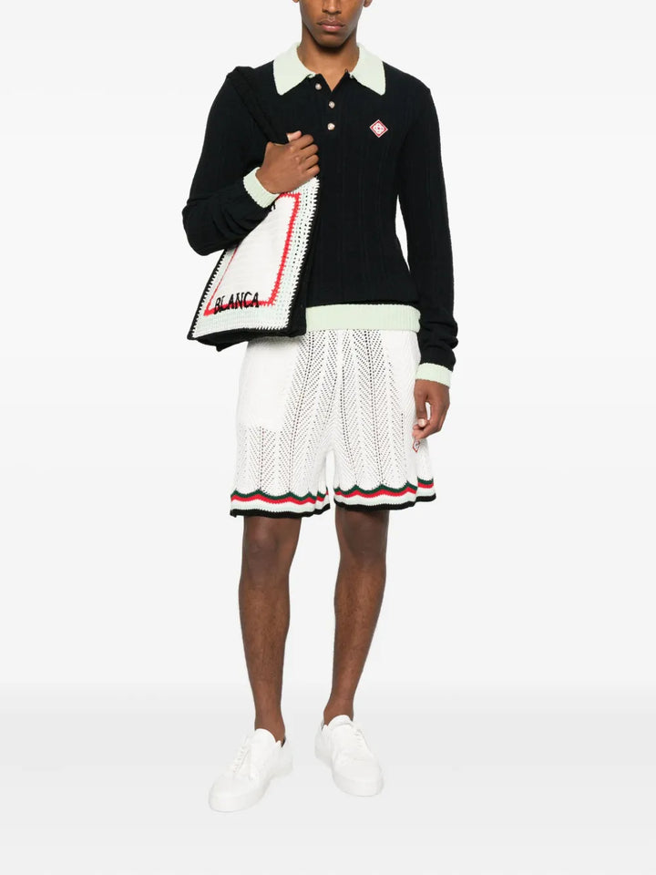 Casablanca POLO - Black | 6e0f916d625ae6d2b086f4abfe0d677903bb3d33