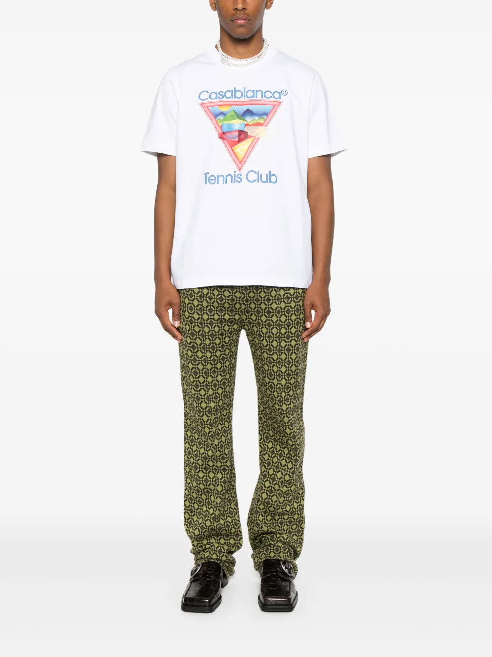 Casablanca TSHIRT - White | acc9ca7cface2693b628262ad396852713a47753