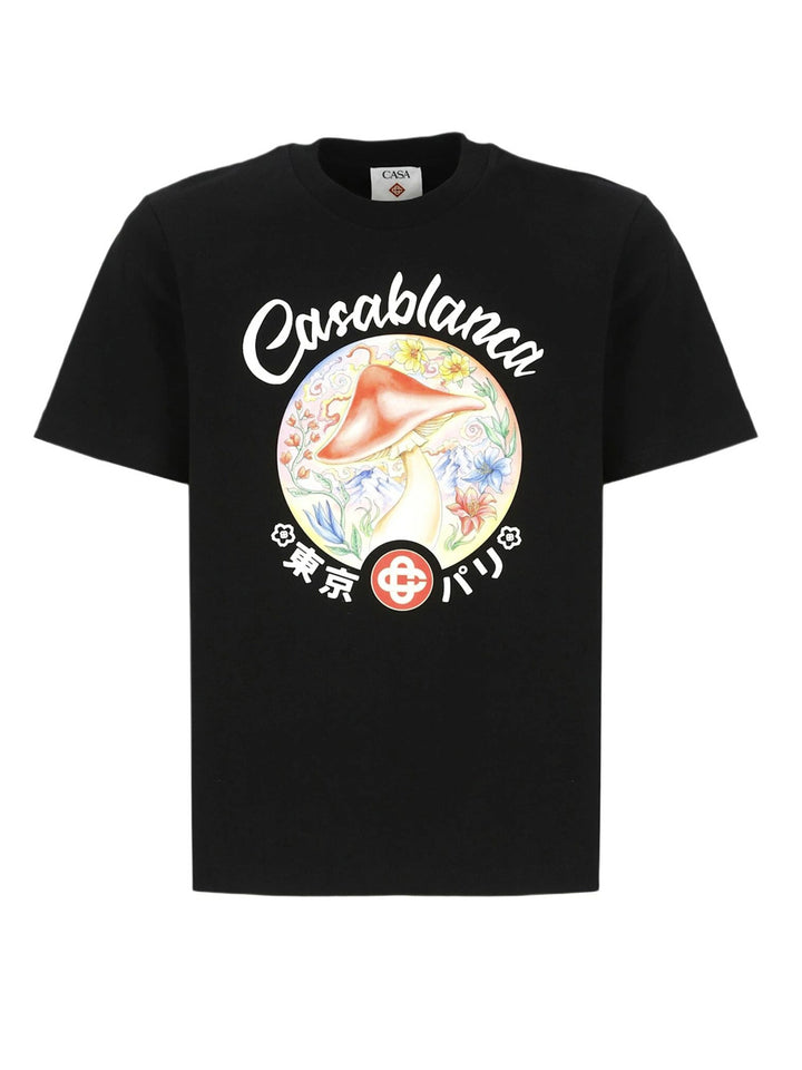 Casablanca TSHIRT - Black | 52a0db5081f9b30c9de81a4950ad0de115f8d5bb