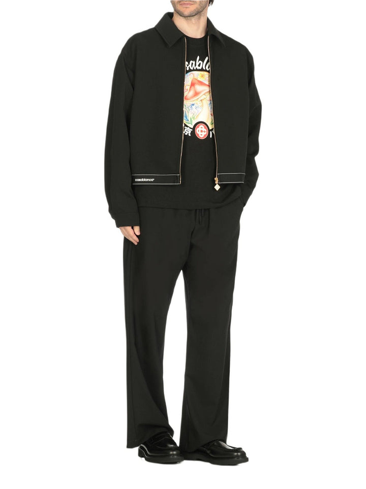 Casablanca TSHIRT - Black | 7a583ac30bee4f27bec8af40e55882712441f84a