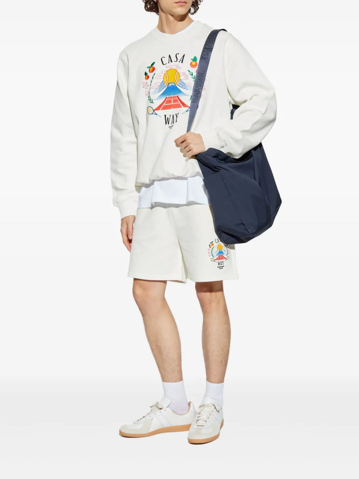 Casablanca SWEATSHIRT - White | 779b6a1700b341c51590baeb5fefb69f5fe7059a