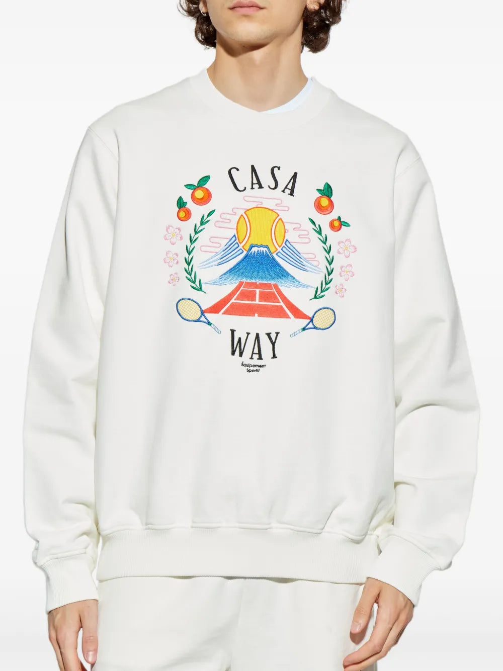 Casablanca SWEATSHIRT - White | 072bad061efa0b6e94b210f03ca3b9ad3a48d1bd