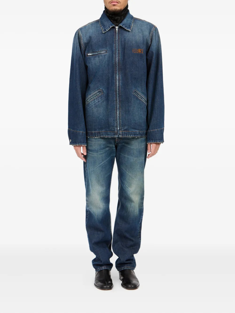 Mm6 Maison Margiela JACKET - Blue | ee7d3b67ea989e2e572fe91f2d6071a4452a9144