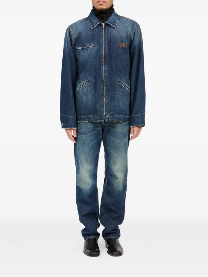 Mm6 Maison Margiela JACKET - Blue | ee7d3b67ea989e2e572fe91f2d6071a4452a9144