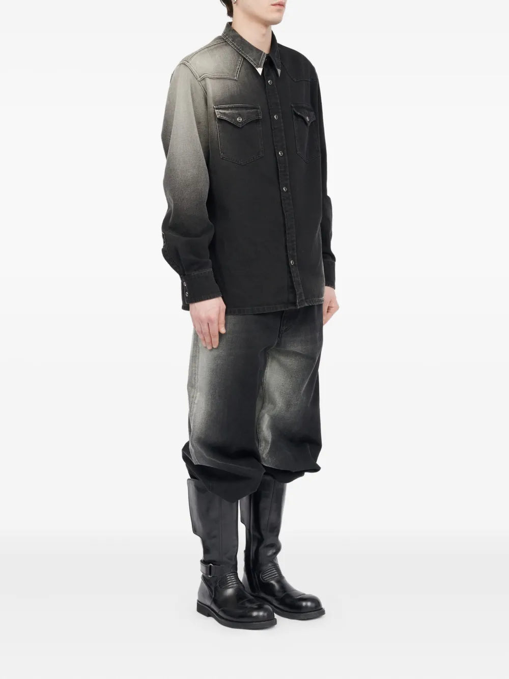 Mm6 Maison Margiela SHIRT - Black | 52c52bcf6b004d69b3be3834c4da5bf7a027a8cc