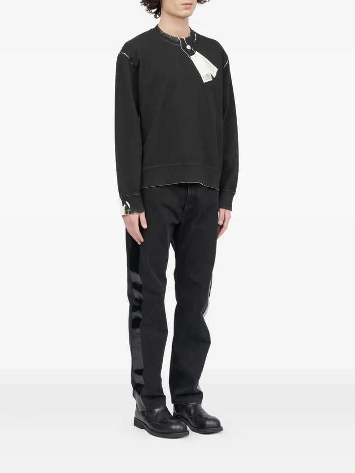 Mm6 Maison Margiela SWEATSHIRT - Black | 6504b4b0131e25f2a5903e8b8c6be27e60be2761