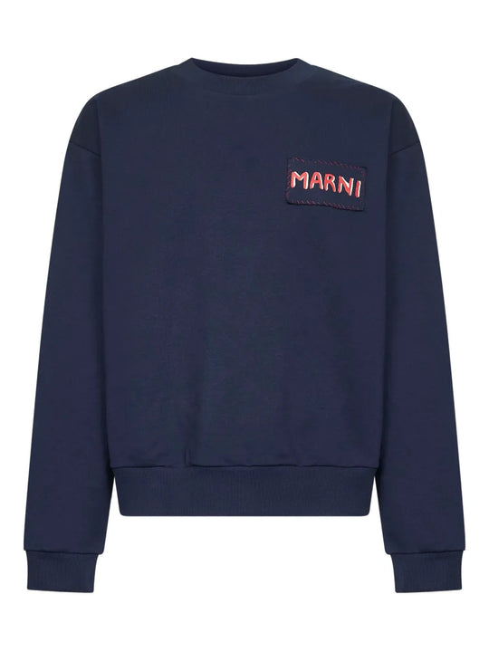 Sweater With Embroidered Logo