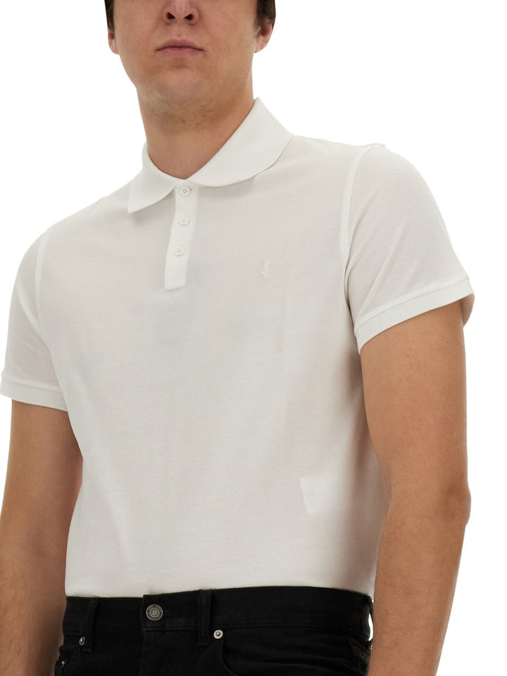 Saint Laurent Polo - White | c1c5e68cbc116dafb9832733069c85937aae07d7