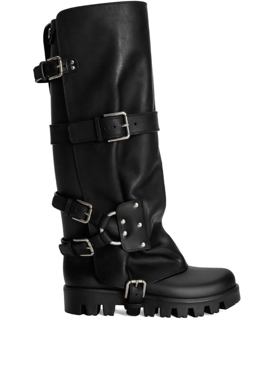 Buckled Biker Boots