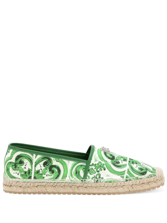 Majolica Print Espadrilles